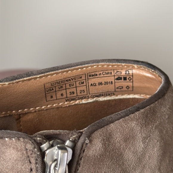 Vionic Serena Ankle Boot in Greige - Picture 8 of 8